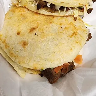 Steak arepas