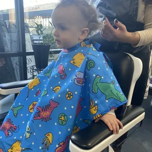 First hair cut