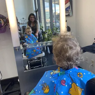 My sons first haircut