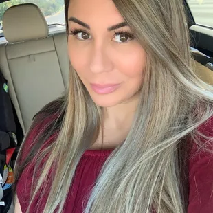 Casey's great work on my hair.... Love the color