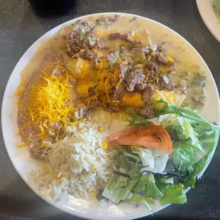 Green Chile Enchiladas