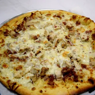 Chicken Bacon Ranch Pizza