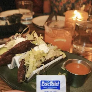 Chipotle Chicken Puffy Tacos