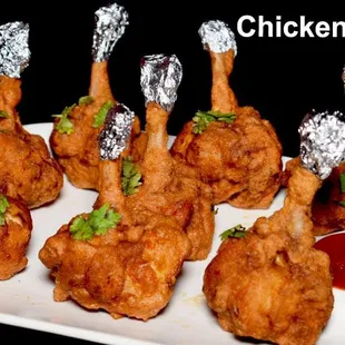 Chicken lollipops