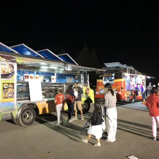 outside, sushi and sashimi