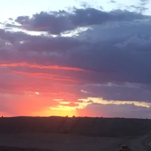 Sunset from our balcony