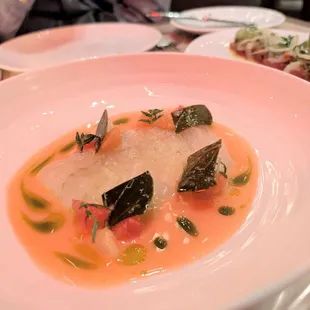 PASSERA long Island fluke grapefruit, caper leaves 29