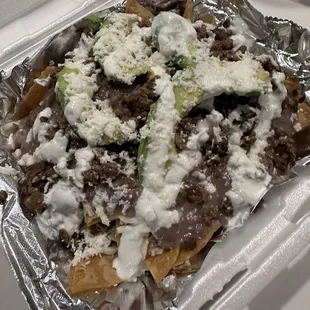 Bistec nachos