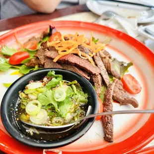 Crying Tiger... do not order it!! It was dry and chewy! Worst part of the meal!