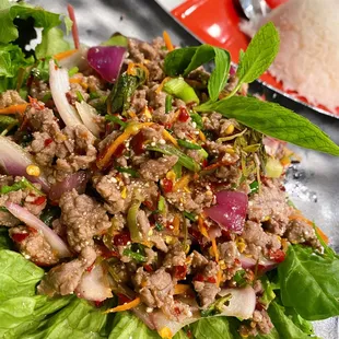 Larb Beef , so good!