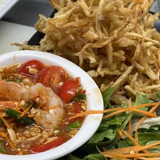 Crispy Papaya Salad