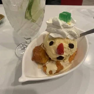 Fried Banana with ice cream