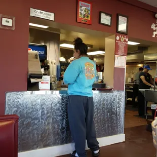 The counter at Santiago's