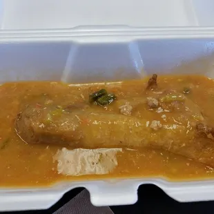 crispy chille relenos smothered  $2.50