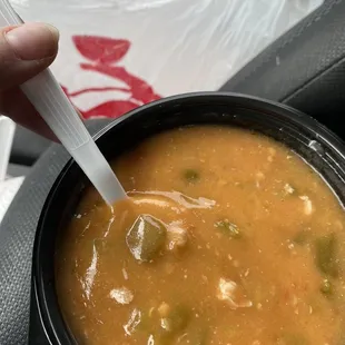 1/2 and 1/2 green chile as a side