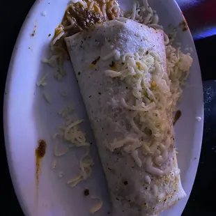 Ground Beef Burrito a La Carte