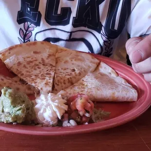 Shrimp and chicke Quesadilla