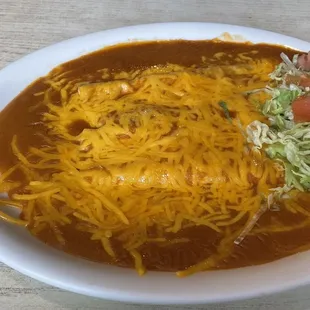Cheese enchiladas