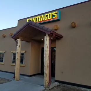 Entrance to the new location