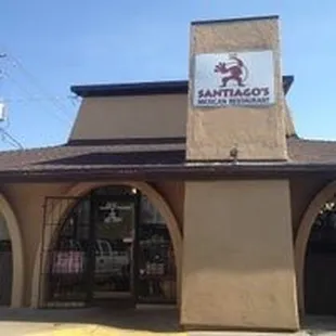 the front of the restaurant