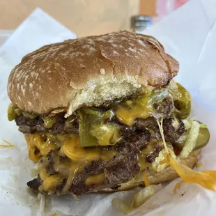 a cheeseburger