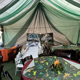 Jurassic theme party