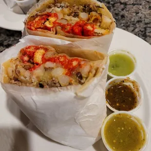 Hot cheetos burrito