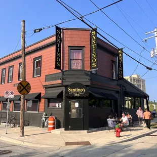 Exterior of the restaurant