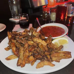 Melanzana Fritti (fried eggplant)