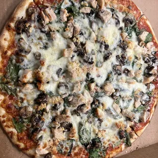 Angelo's Garlic Chicken Pizza