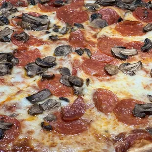 Large pepperoni mushroom.