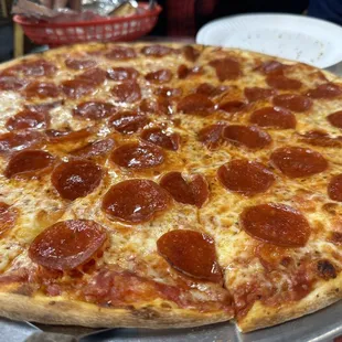 Jumbo Pepperoni Pizza.