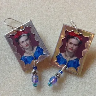 I love these earrings.  They are very lightweight and I get so many compliments when I wear them.