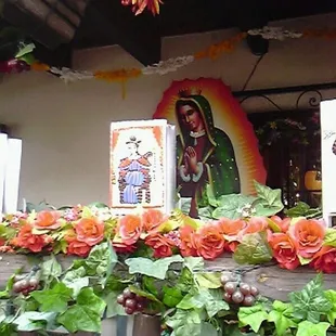 Outside porch of Santisima