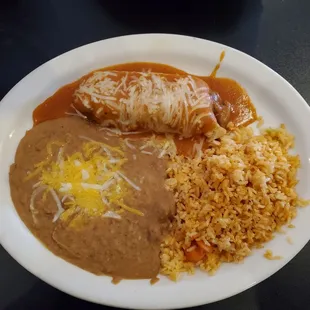 Tamale With Rice &amp; Beans