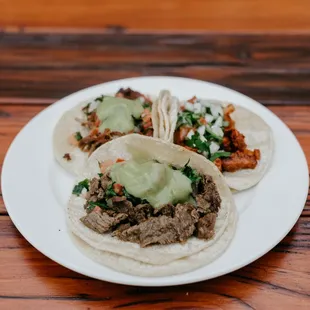 Choose any meat and we can turn it into a taco you'll love!