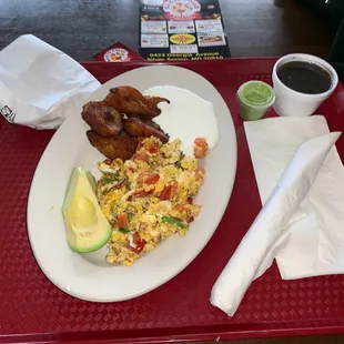 They don't sell breakfast, but they made up a few breakfast menu items especially for me for 7 dollars!