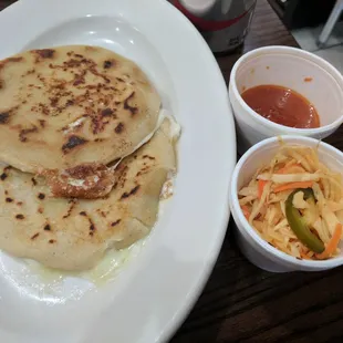 Queso pupusas ($2.25 each)