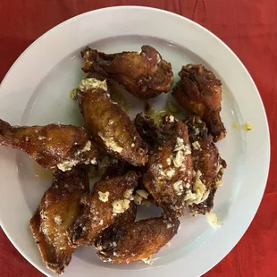Garlic Parmesan wings