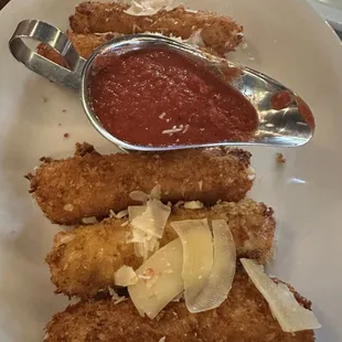 Fresh mozzarella sticks are a winner!!!