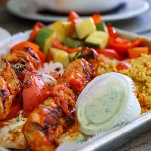 Chicken kebabs