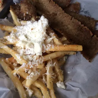 Feta Fries with Lamb