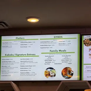 I ordered to go but they have paper menus too