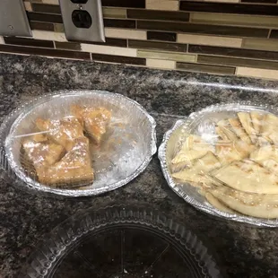 Baklava and pita