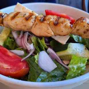 Greek Salad with chicken