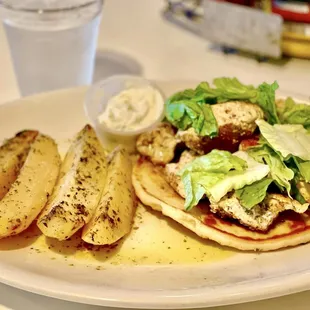 Chicken Souvlaki + Greek Potatoes