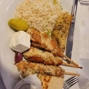 Chicken souvlaki