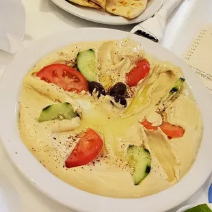 a plate of food on a table