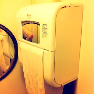 I was surprised to see this in the bathroom. Cool