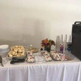 We cater events large and small.